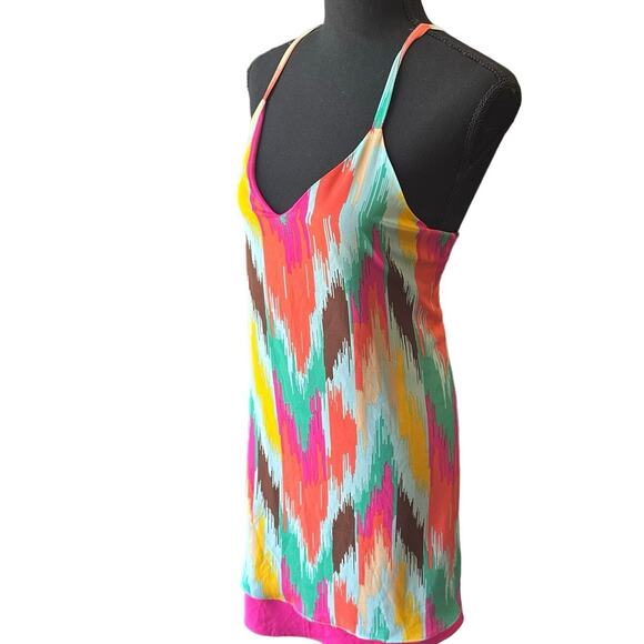 Judith March Rainbow Safari Falls Sleeveless Dress - M - Picture 7 of 12